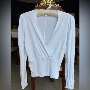 LA Made surplice cotton top